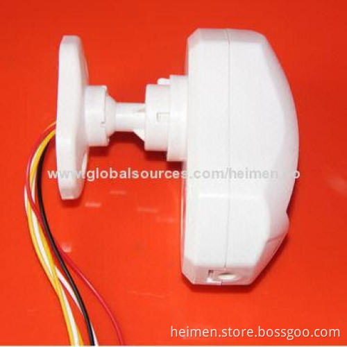 Battery Operated Wireless PIR Body Sensor with Portable Installation Bracket